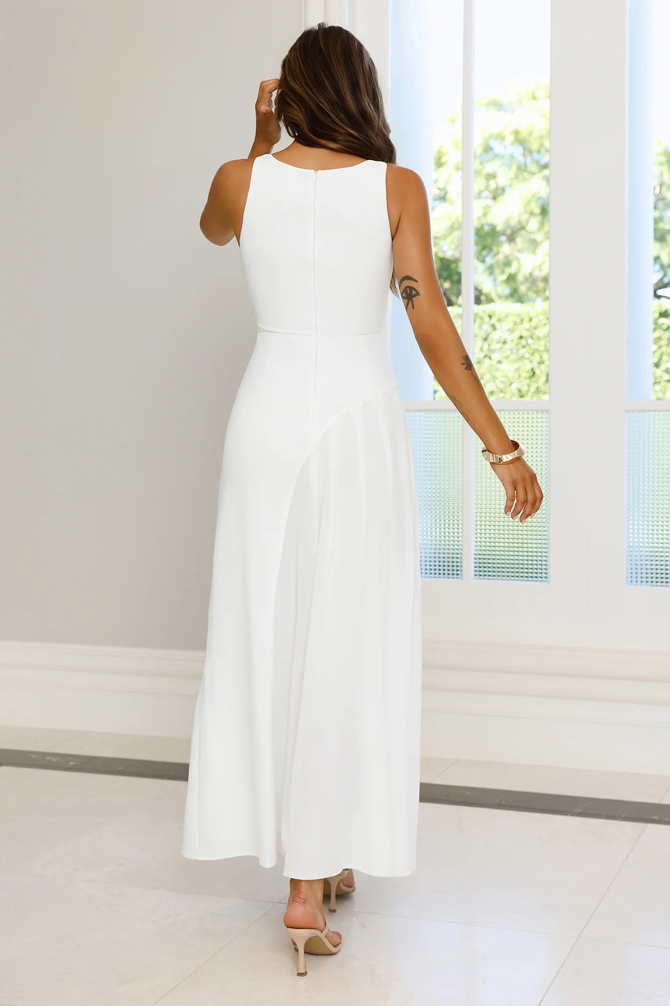Strut With Style Maxi Dress White
