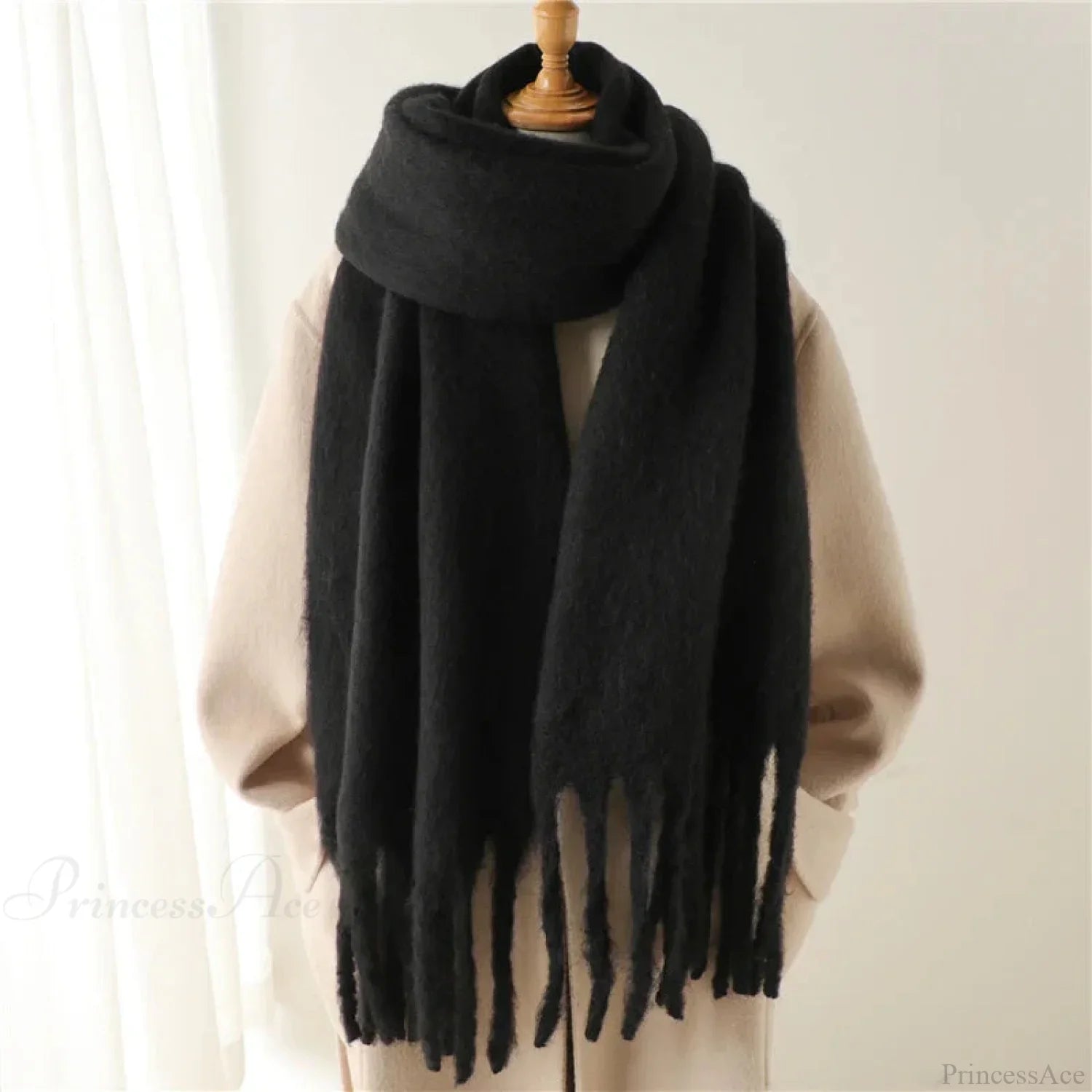 Cashmere Winter Pashmina Blanket Wrap - Thick and Soft Scarf