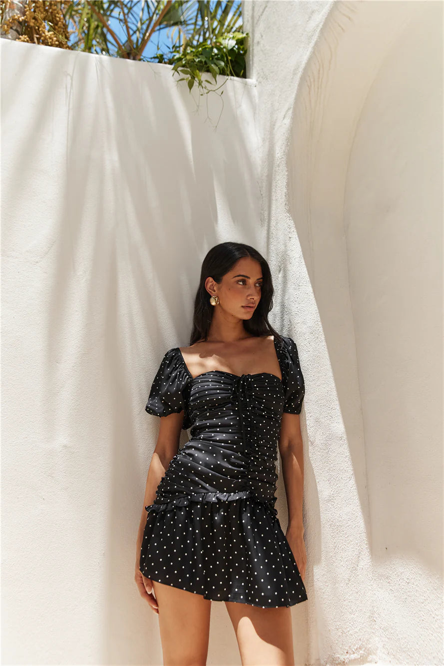 Expression Of Love Mini Dress Black