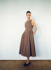 Tina Poplin Dress-folio brown