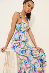 Paxton Peplum Maxi Dress