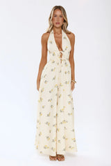 Sweet Reverie Halter Maxi Dress YellowSweet Reverie Halter Maxi Dress Yellow