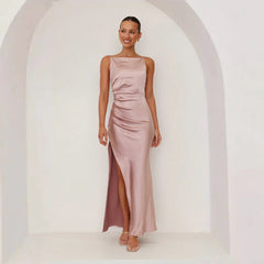 Bridesmaid Maxi Dress - Dust Pink