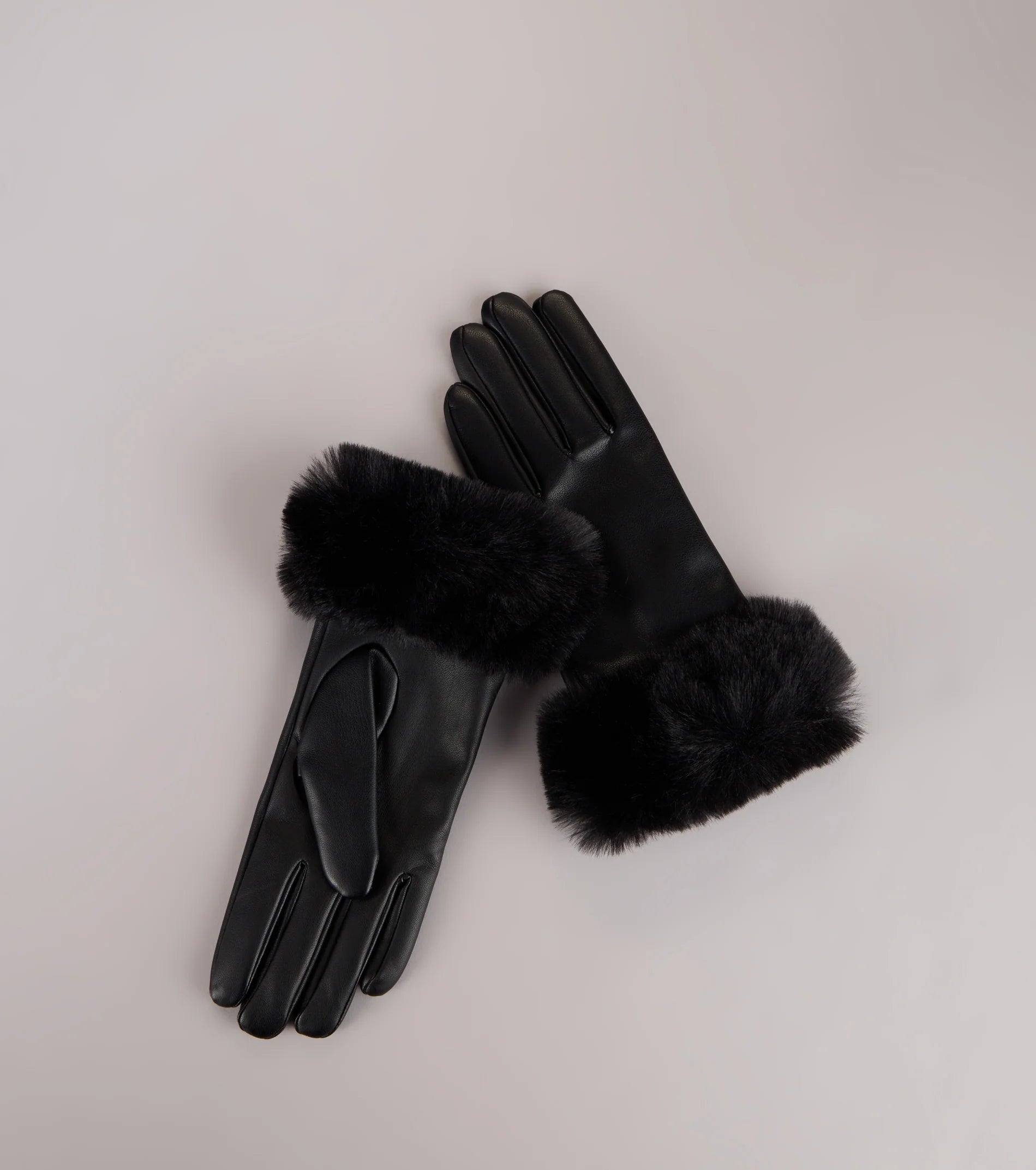 Luxe Intent Faux Fur Gloves