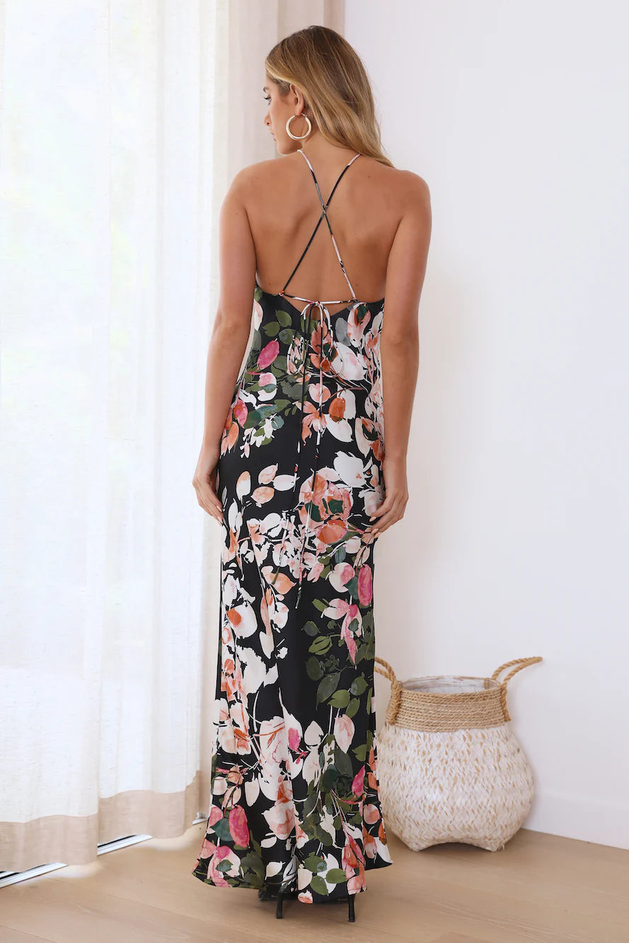 Feeling Moody Maxi Dress Black