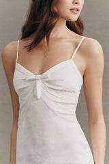 BHLDN Mixed Jacquard Maxi Slip Dress