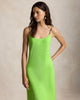 Beaded-Trim Linen Slip Dress