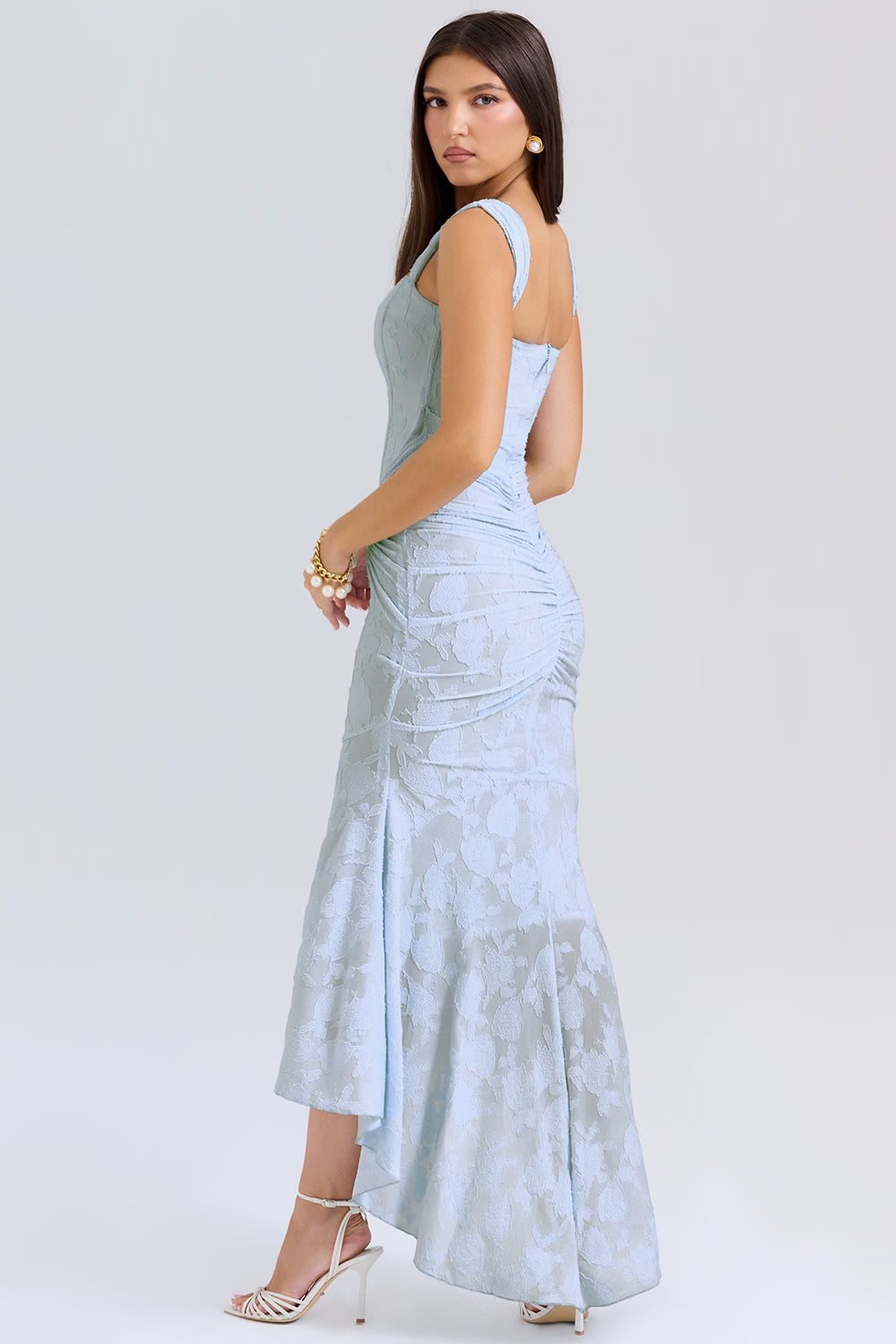 bluebell floral maxi dress