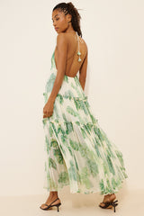 Peaceful Palm Maxi Dress