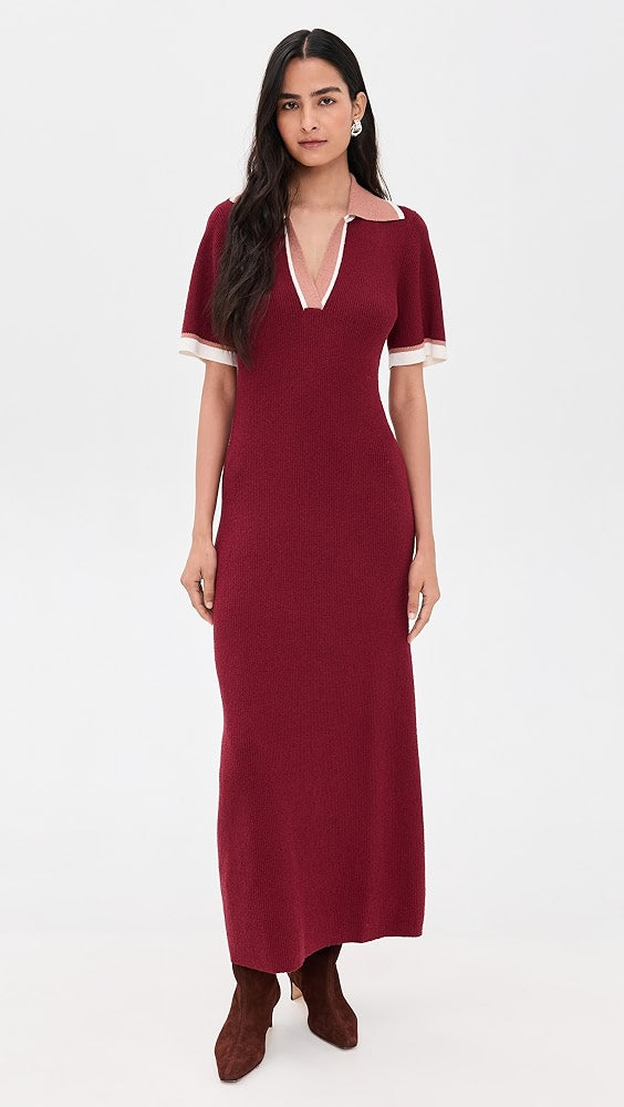 Boucle Polo Dress