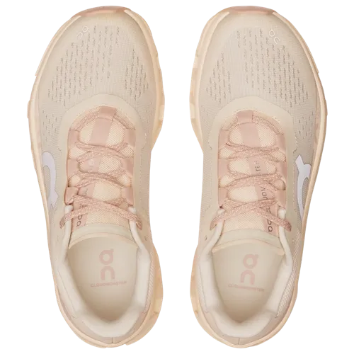 On Cloudmonster-Tan/Pink