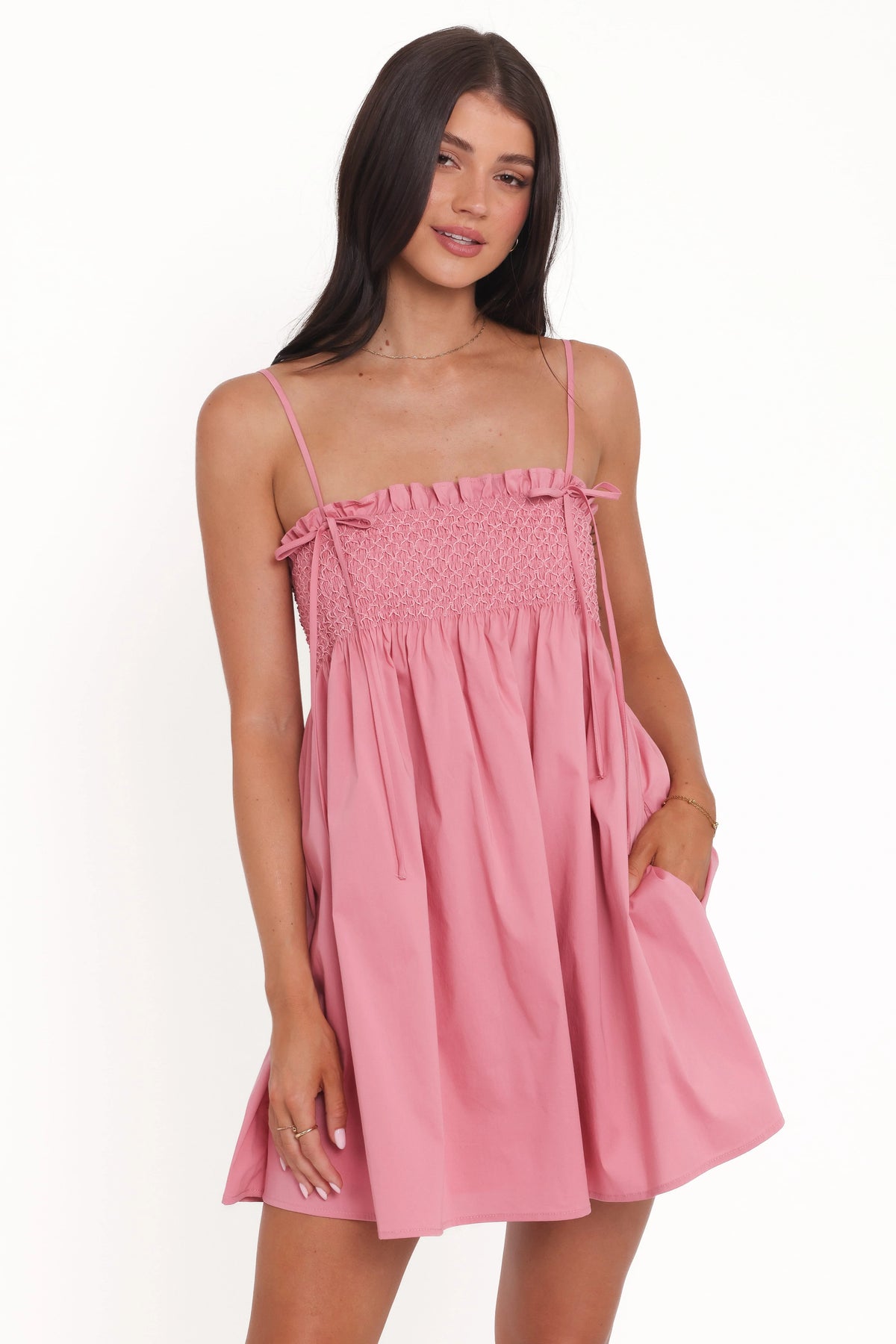 Josie Mini Dress - Pink