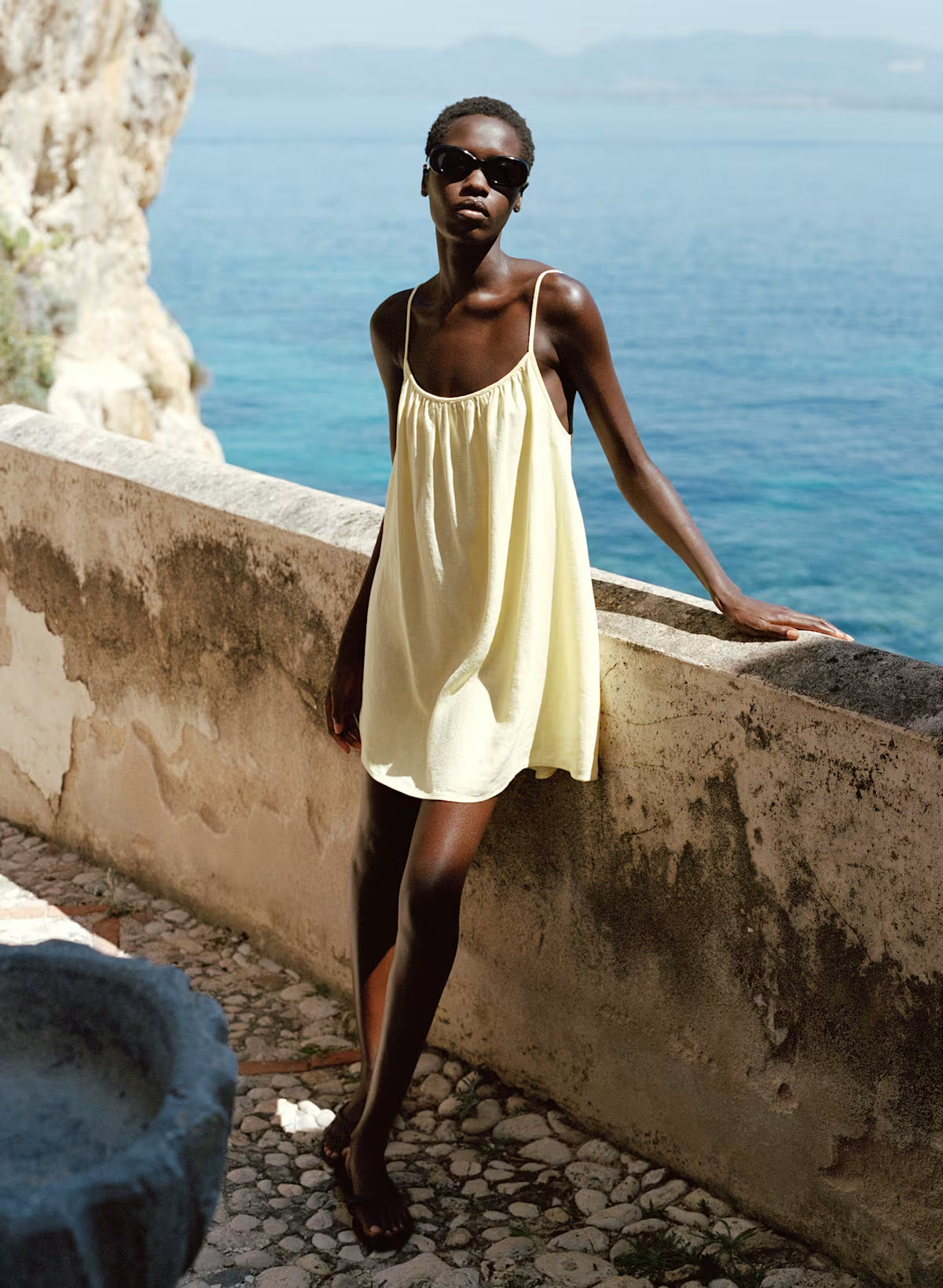 Wellbeing Linen Mini Dress