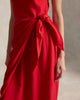 Faux-Wrap Tee Dress