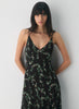 Chiffon V-neck slip dress