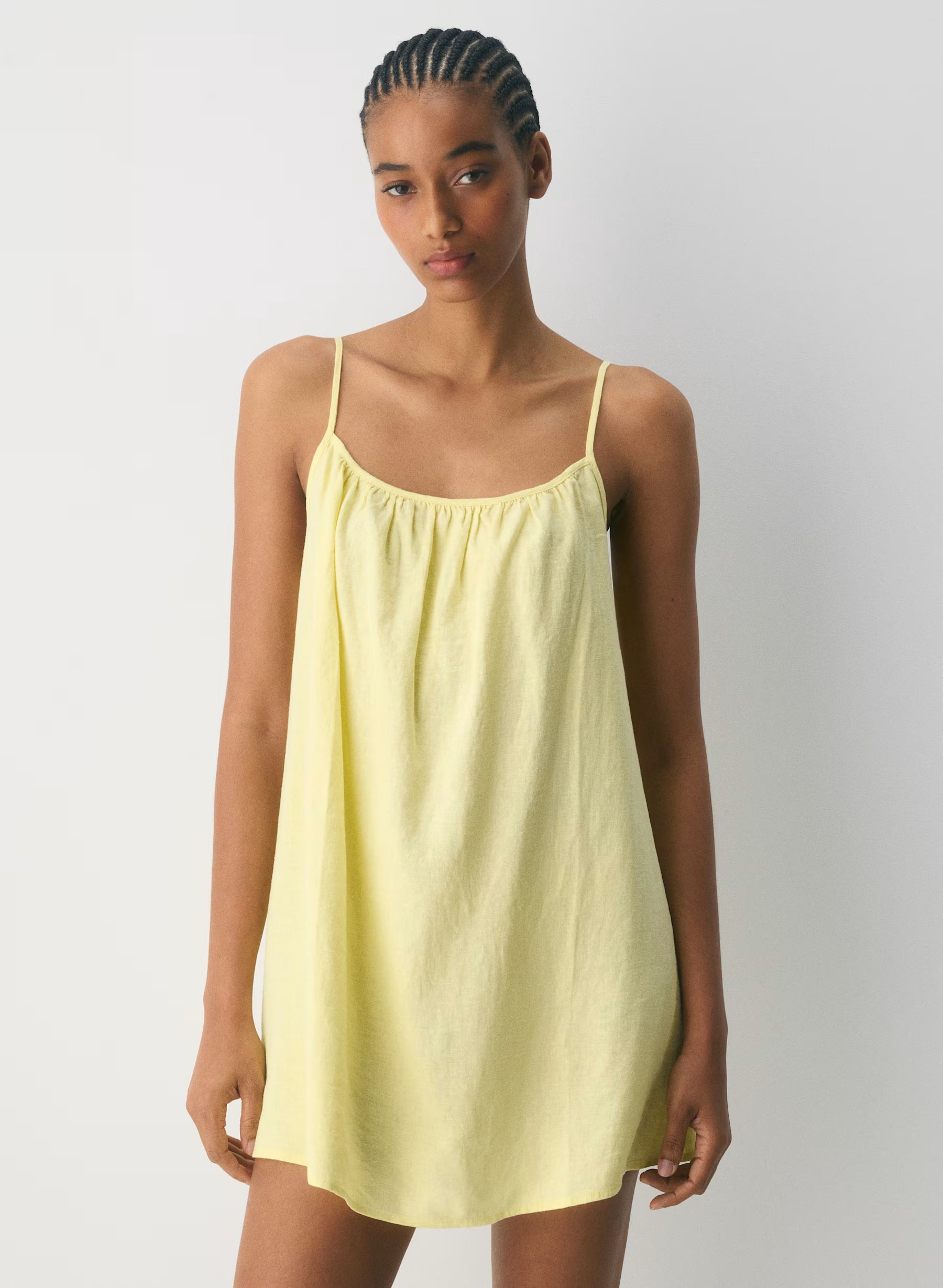 Wellbeing Linen Mini Dress