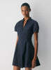 Cotton poplin mini dress