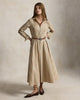 Striped Cotton Paneled Shirtdress