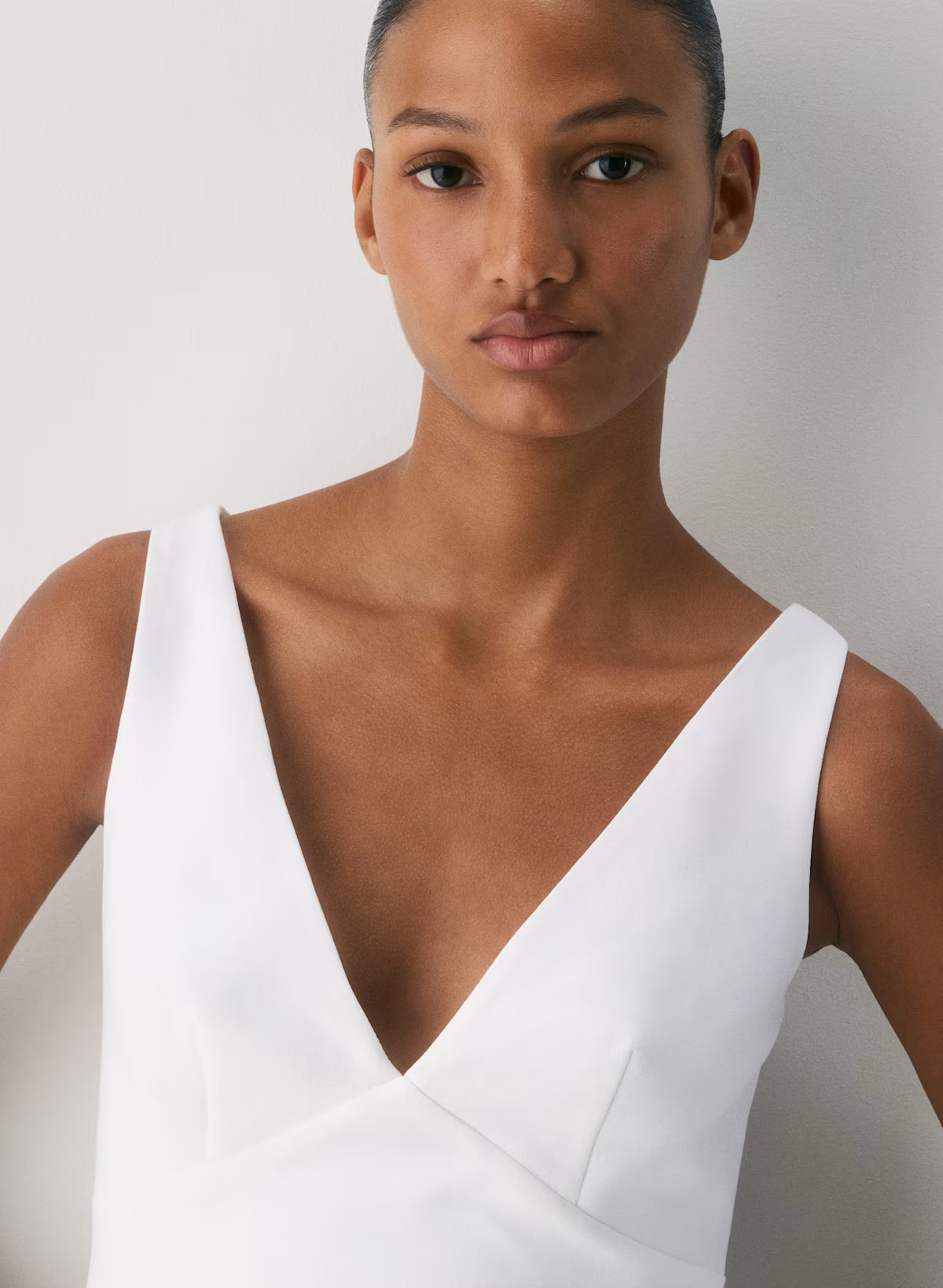 Encino Dress -white