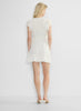 Chiffon ruffle wrap dress