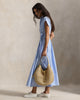 Striped Belted Cotton Shirtdress