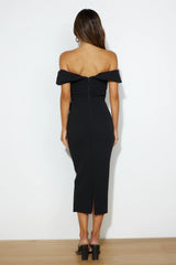 Need A Reason Midi Dress Black