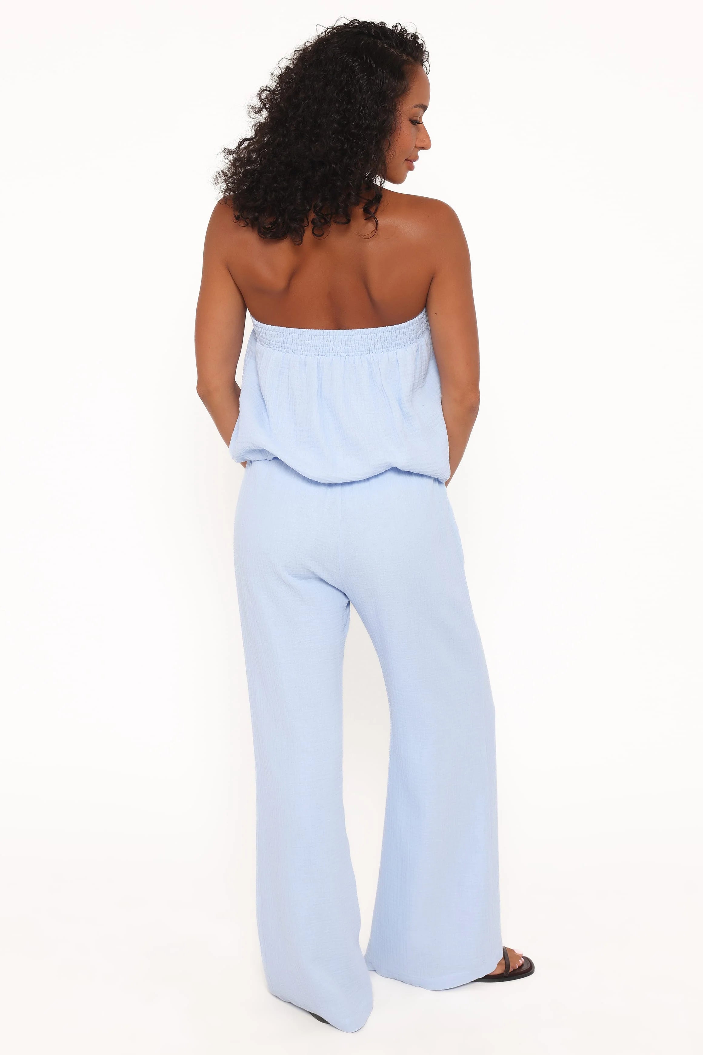 Olivia Pant Set - Baby Blue