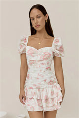 Flora's Dream Mini Dress White