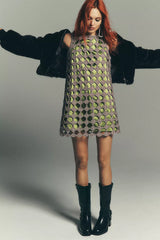Crop Faux Fur Coat