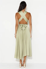 Prime Asset Midi Dress Lime