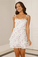 Petal Breeze Mini Dress Floral