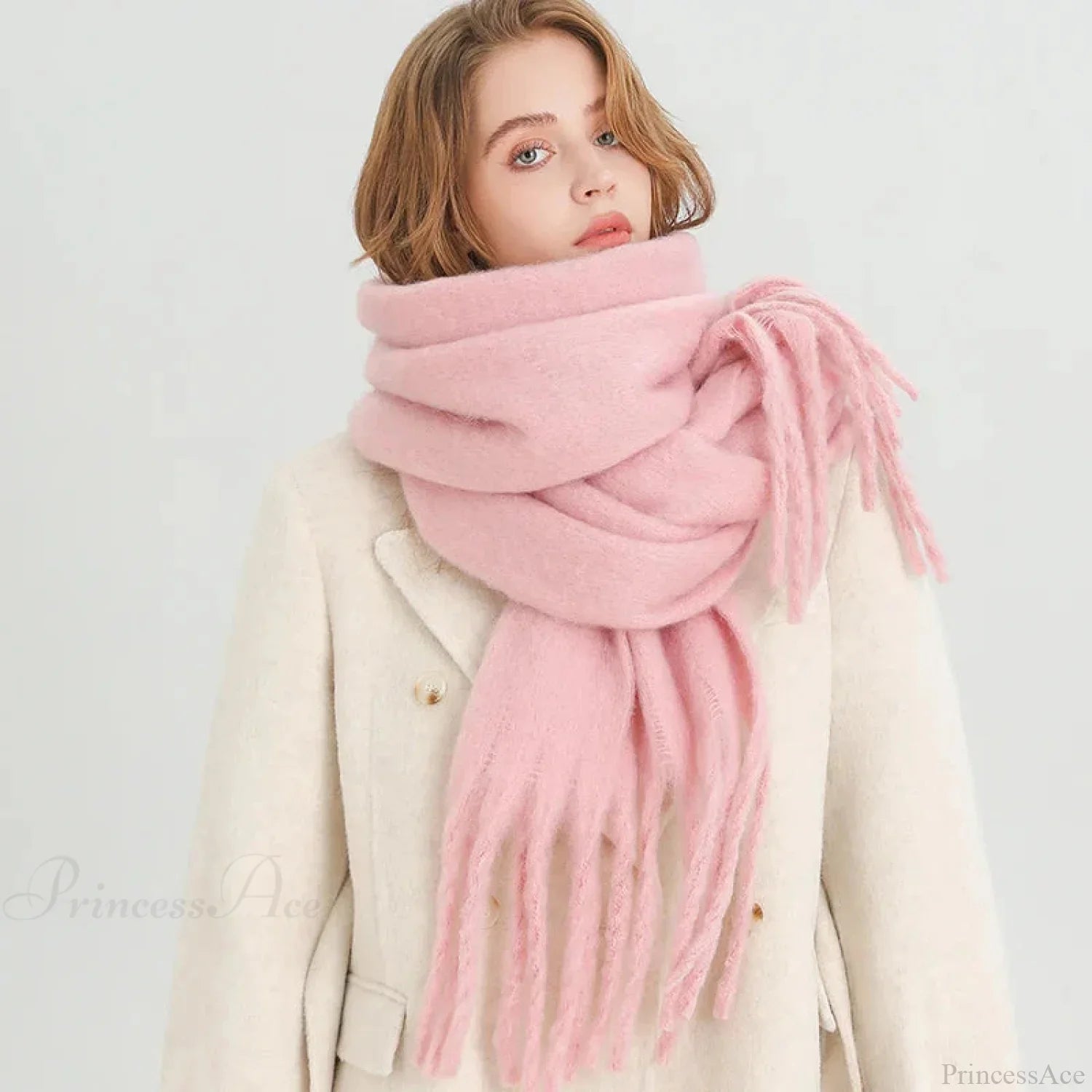 Cashmere Winter Pashmina Blanket Wrap - Thick and Soft Scarf