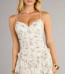 Sunkissed Ruffles Floral Mini Dress