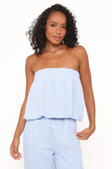 Olivia Pant Set - Baby Blue