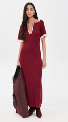 Boucle Polo Dress
