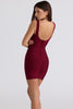 ruby bandage mini dress