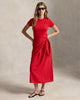 Faux-Wrap Tee Dress