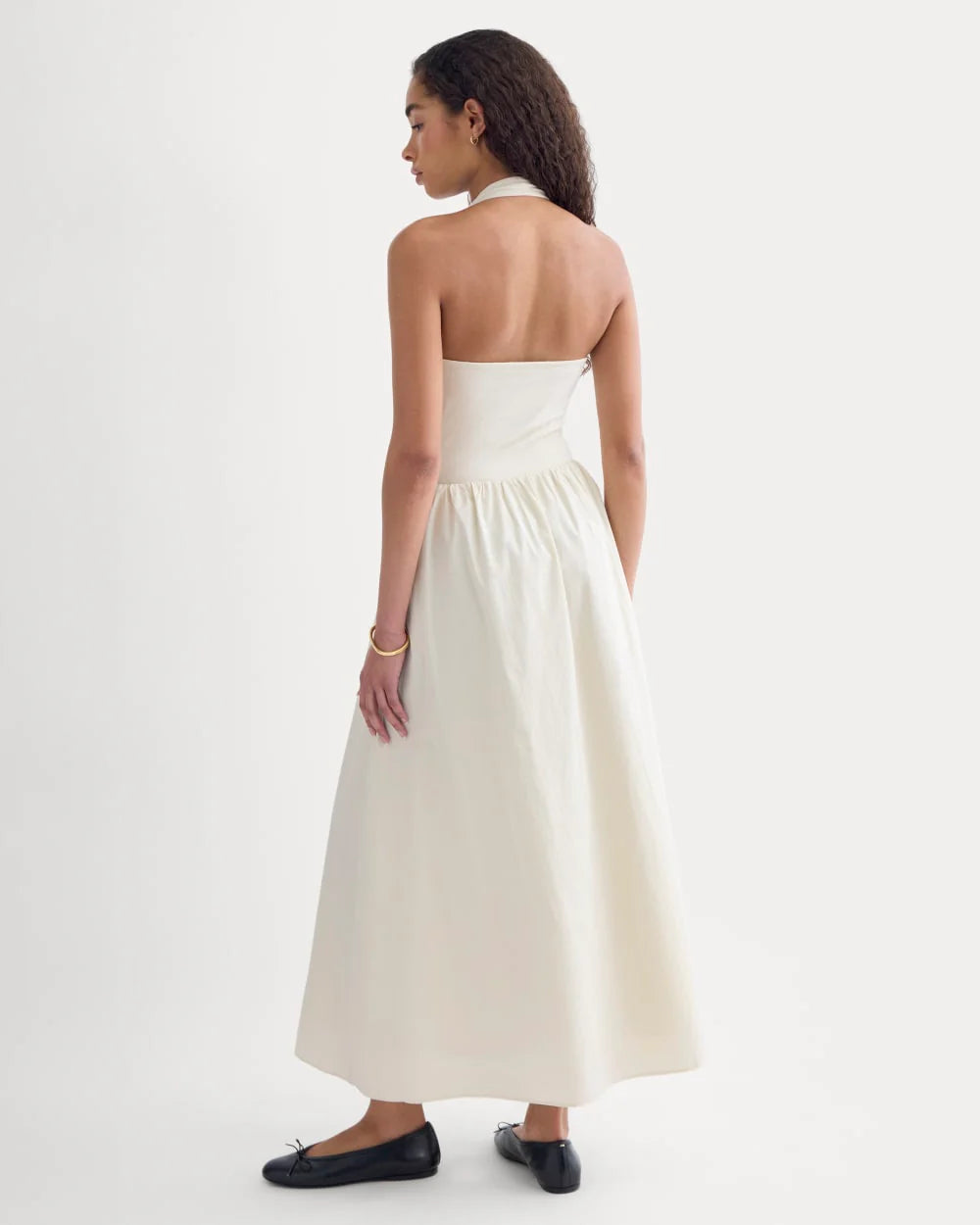 Halter Dress in Ultrasoft Cotton | Birch