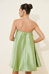 Strapless Bubble Mini Dress