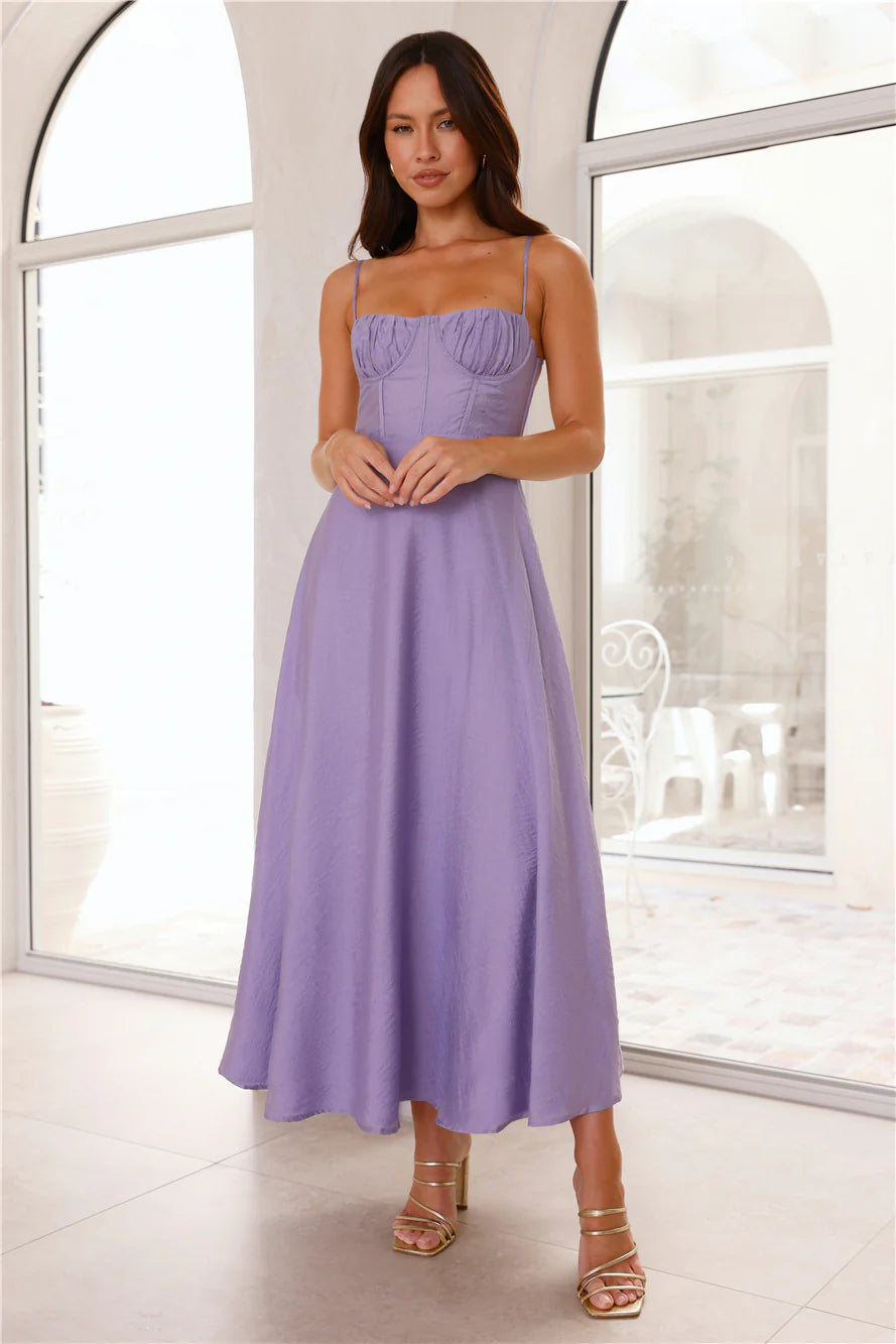 Giving Hugs Maxi Dress Lilac
