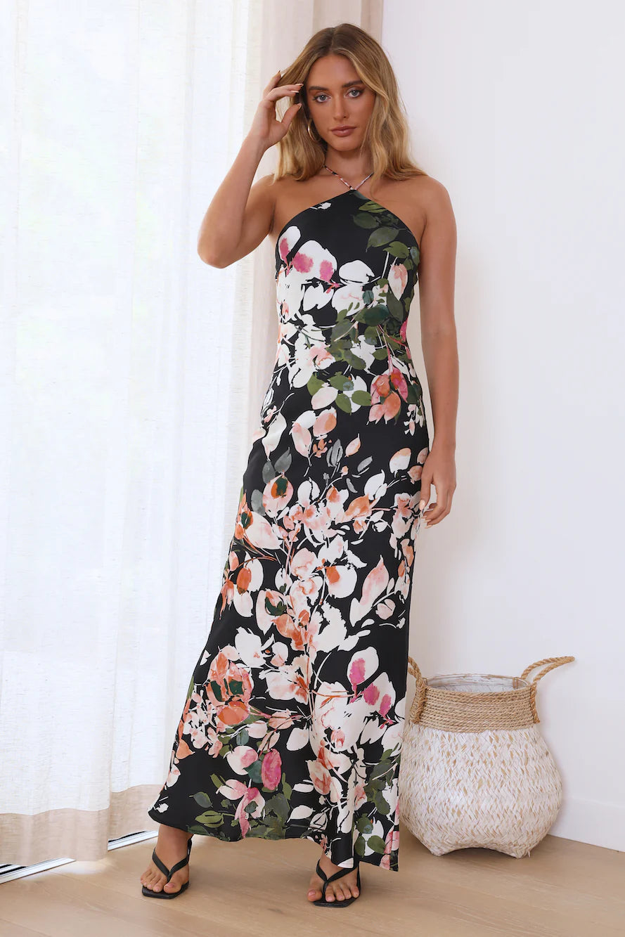 Feeling Moody Maxi Dress Black