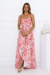 Thoughts For You Midi Dress Pink