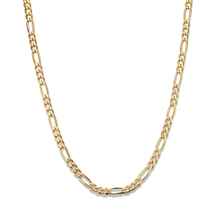 18'' 14K Yellow Gold Vermeil Figaro Chain (4.4mm)