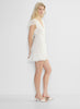 Chiffon ruffle wrap dress
