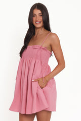Josie Mini Dress - Pink
