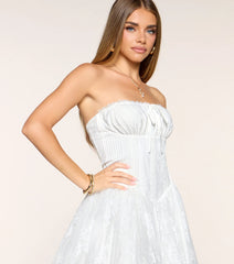 City Darling Lace Skater Mini Dress
