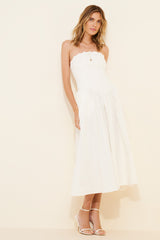 Chase Strapless Midi Dress