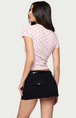Women's Lorenzo Polka Dot T Shirt