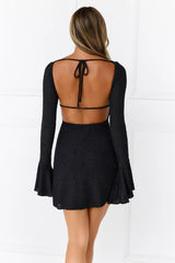 Without Limits Mesh Mini Dress Black