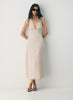 Orchard Halter Dress-mtrpls taup